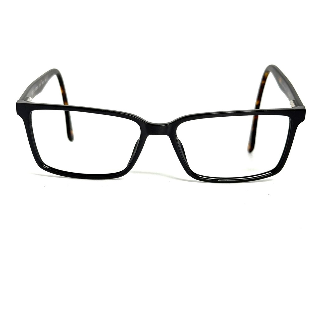 Advantage M813 Black and Tortoise Rectangular Eyeglass Frames 59-17-150